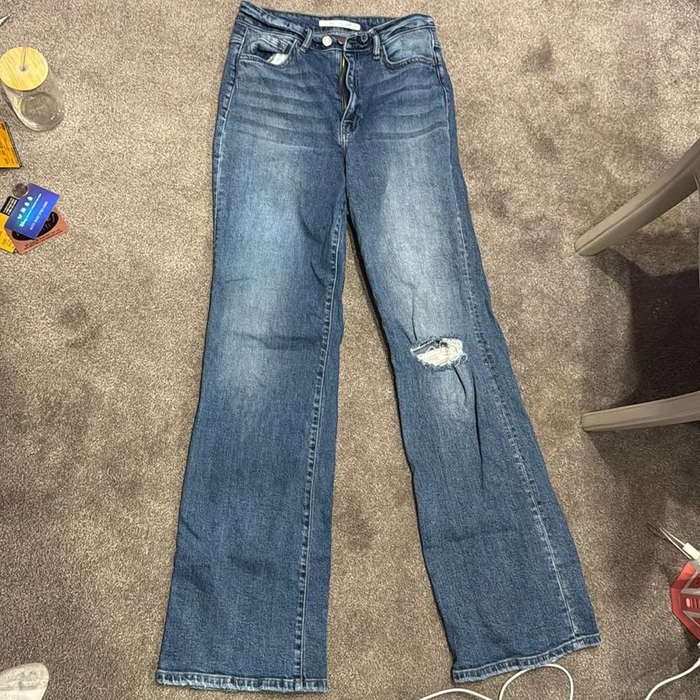 Flared jeans